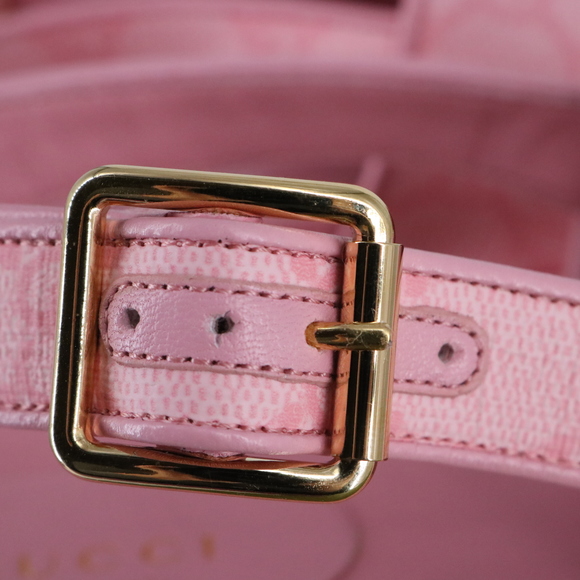 Gucci 38 Candy Pink GG supreme Platform Y2K Chunky Platforms E787 - Picture 9 of 15